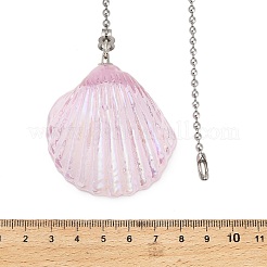 Стеклянные подвески потолочный вентилятор тяговые цепи удлинители HJEW-H064-01B-P