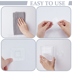 8 шт. прозрачных настенных стендов из полистирольного пластика&nbsp;ODIS-GO0001-05