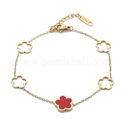 Браслеты из нержавеющей стали 304 с ионным покрытием (IP) BJEW-P345-11G-02