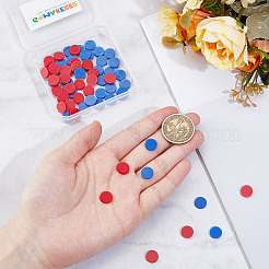 72 шт. двухцветные акриловые публичные знаки AJEW-GO0002-40