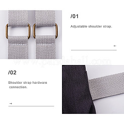 2 шт. 2 нейлоновых лямки для рюкзака FIND-GN0001-18