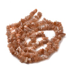 Натуральный Sunstone чип бисер пряди G-E271-87