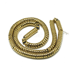 Гальванизировать немагнитных синтетический гематит бисер пряди&nbsp;G-Q486-98G