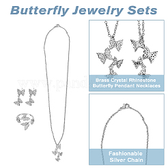 Комплекты ювелирных изделий из латуни&nbsp;SJEW-FI0001-20