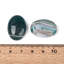 Natürliche Achat-Cabochons (gefärbt und erhitzt)&nbsp;G-N361-05A-03
