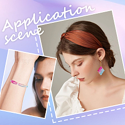 10 нить прозрачных стеклянных бусин градиентного цвета GLAA-SC0002-04F