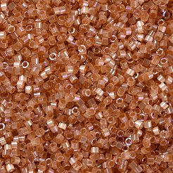 MIYUKIデリカビーズ  シリンダー  日本製シードビーズ  11/0  （染色トパーズab内のdb1864)シルク  1.3x1.6mm  穴：0.8mm  約2000PCS /ボトル  10 G /ボトル&nbsp;SEED-JP0008-DB1864