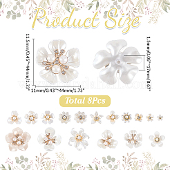 152 pièces 17 styles cabochons acryliques&nbsp;MACR-ME0001-26