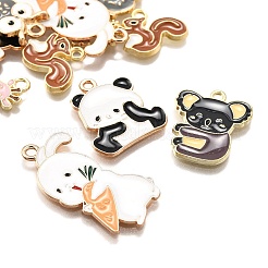 12шт 6 стиля подвески из сплава с эмалью&nbsp;ENAM-FP0002-47