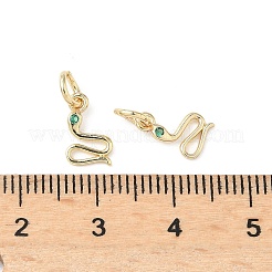 Латунные микро проложить кубического циркония подвески&nbsp;X-KK-D386-01G