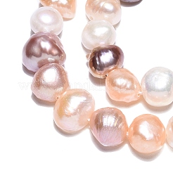 Fili di perle di perle d'acqua dolce coltivate naturali&nbsp;X-PEAR-N014-08E-01