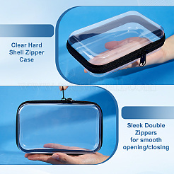 6 caja transparente con cremallera para guardar artículos de escritorio de mascotas.&nbsp;ABAG-WA0001-44B