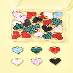 Подвески из эмали из сплава 30 шт.&nbsp;ENAM-FS0002-68