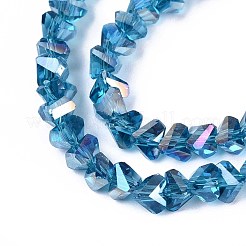 Гальванизируйте прозрачное стекло бисер нитей&nbsp;LS-GLAA-N021-4mm-28