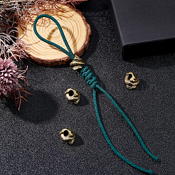 4 шт. латунные европейские бусины KK-DC0004-82