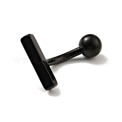 Изогнутая штанга Т-образной формы из нержавеющей стали марки 304 AJEW-G041-04EB