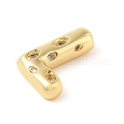 Ciondolo in ottone con micro pavé di zirconi chiari&nbsp;KK-Z046-01G-L