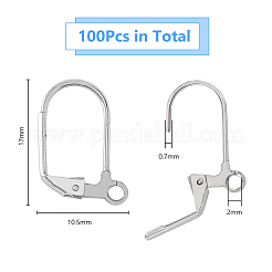 100 шт. фурнитура для сережек из нержавеющей стали 304&nbsp;STAS-DC0015-93
