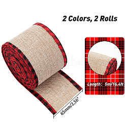 2 рулон 2-х цветных льняных рулонов&nbsp;OCOR-GA0001-09