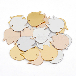 30шт 3 цвета латунные подвески KK-BC0001-77