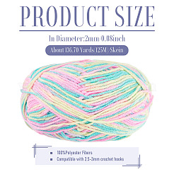 Polyesterfasern Strickgarn&nbsp;DIY-TADJ0002-005F