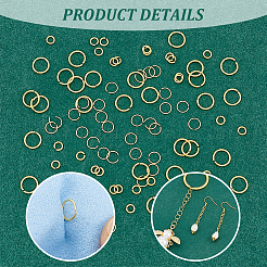 3 стиль 925 открытых соединительных кольца из стерлингового серебра STER-UN0001-22A