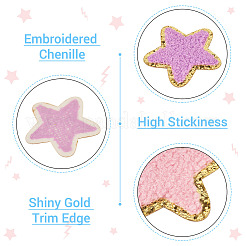 8 шт. 8-цветные полиэстеровые самоклеящиеся нитки для вышивки&nbsp;PATC-TA0001-35