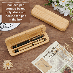 Scatole portapenne rettangolari in legno&nbsp;CON-WH0092-84