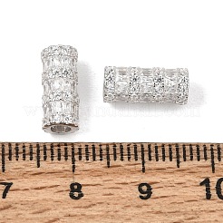 925 cuentas de circonita cúbica transparente micro pavé de plata de ley.&nbsp;SE-CBAF1B2-16A-P