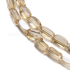 Стеклянные бусины с гальваническим покрытием &nbsp;EGLA-P064-01A-PL03