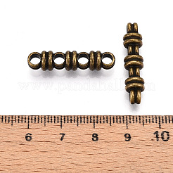 Тибетский стиль сплава распорные бруски&nbsp;TIBEB-WH0005-02AB