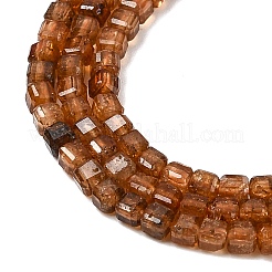 Гранат природный бисер нитей G-RM241221-K11