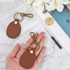 Брелки из искусственной кожи&nbsp;AJEW-CL0001-55A