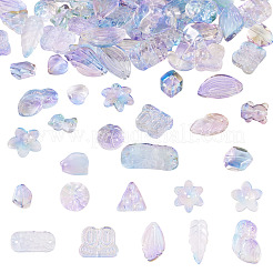 64 шт. прозрачные стеклянные бусины градиентного цвета&nbsp;GLAA-TA0003-48G