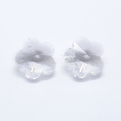 Прозрачные стеклянные подвески&nbsp;GLAA-P037-03-13