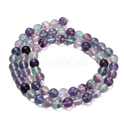 Природного флюорита бисер нитей G-L634-B04-6mm