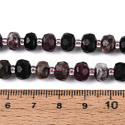 Натуральные разноцветные турмалиновые бусины G-N327-08A-05