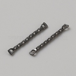 Breloques de connecteur en laiton&nbsp;KK-WH0062-121B