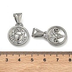 12 Stück Anhänger aus 304 Edelstahl&nbsp;STAS-L022-306P-M