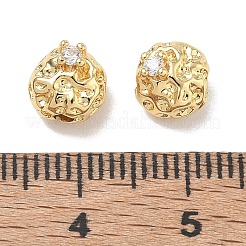 Messing Micro Pave klare Zirkonia Perlen&nbsp;CU-CBA91C0-06G