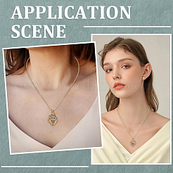 8 шт. латунный мешочек для макраме&nbsp;NJEW-SC0001-33