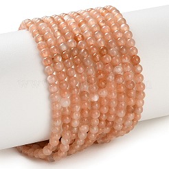Natürliche sunstone Perlen Stränge&nbsp;G-C284-C02-3mm-02