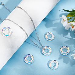 6шт стеклянные подвески&nbsp;GLAA-BBC0001-10A