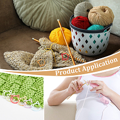 48шт. 6-х цветный инструмент для вязания утюгом&nbsp;DIY-UN0007-63