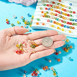 Perles de rocaille en verre et peinture à cuisson Picasso&nbsp;SEED-TA0001-61C