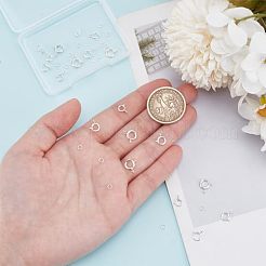 925 застежка-кольцо из стерлингового серебра с открытыми соединительными кольцами STER-GO0001-04S