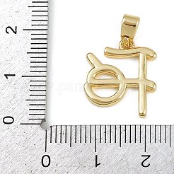 Латунные подвески&nbsp;KK-Z123-22G-02