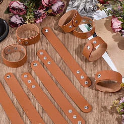 12 bracciale in pvc e cordino di ferro&nbsp;AJEW-CL0002-49B