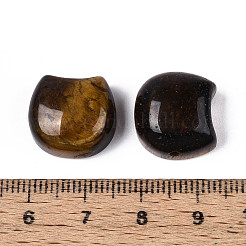 Бусины из натурального тигрового глаза в форме кошачьей головы G-T144-05B