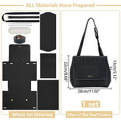 Kits de fabrication de sacs à main en similicuir pour femmes&nbsp;DIY-WH0349-354C
